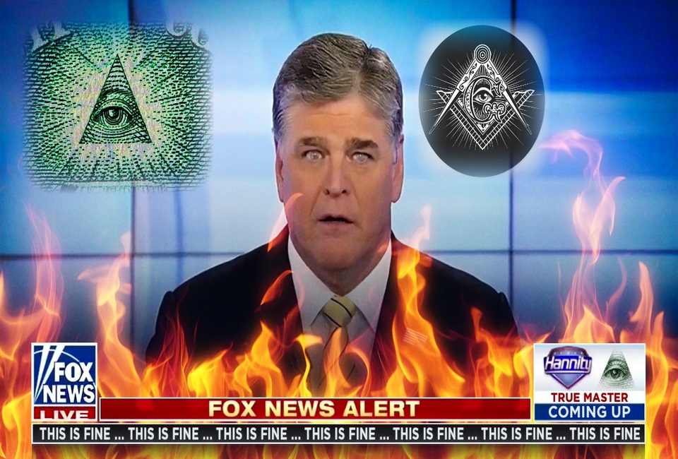 Sean Hannity of Fox News working with the Illuminati 
