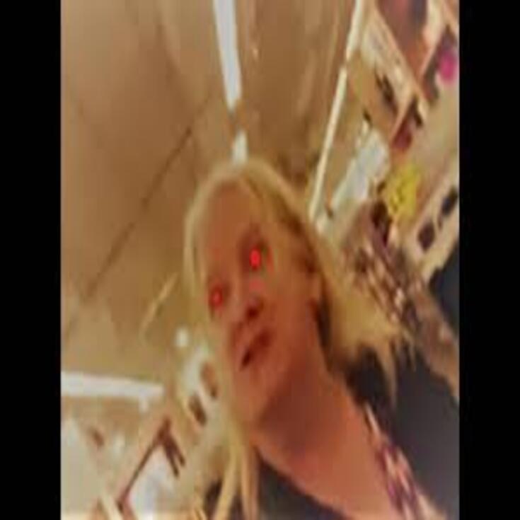 demonic crazy meijer lady